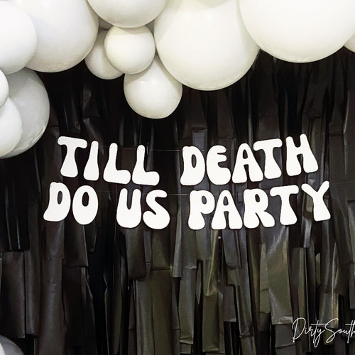 Till death do us party cupcake toppers gothic bachelorette etsy australia