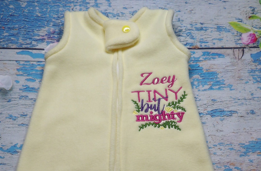 Personalized Fleece Baby Sleep Sack/baby Sleeping Bag/newborn Etsy