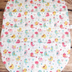 Travel baby changing mat/baby changing pad/quilted/XL 19 x 27 inches long/diaper clutch/baby shower gift/waterproof/wipeable/extra large image 8