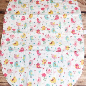 Travel baby changing mat/baby changing pad/quilted/XL 19 x 27 inches long/diaper clutch/baby shower gift/waterproof/wipeable/extra-large image 8