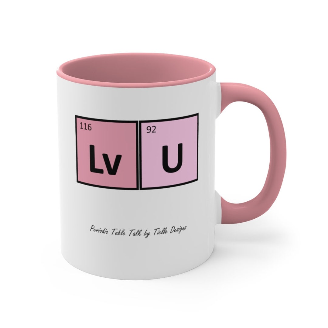 Say i Love You Using the Periodic Table Element Etsy