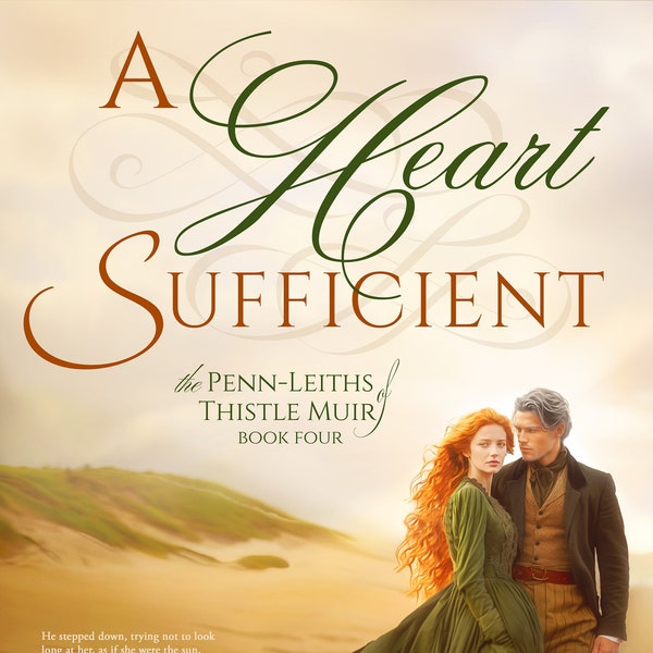 A HEART SUFFICIENT paperback personally signed by Nichole Van, Book 4 of The Penn-Leiths of Thistle Muir series