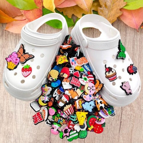 Custom PVC Croc Jibbitz,soft Shoe Charm, Handmade PVC Silicon Rubber Croc Charm, Fuzzy