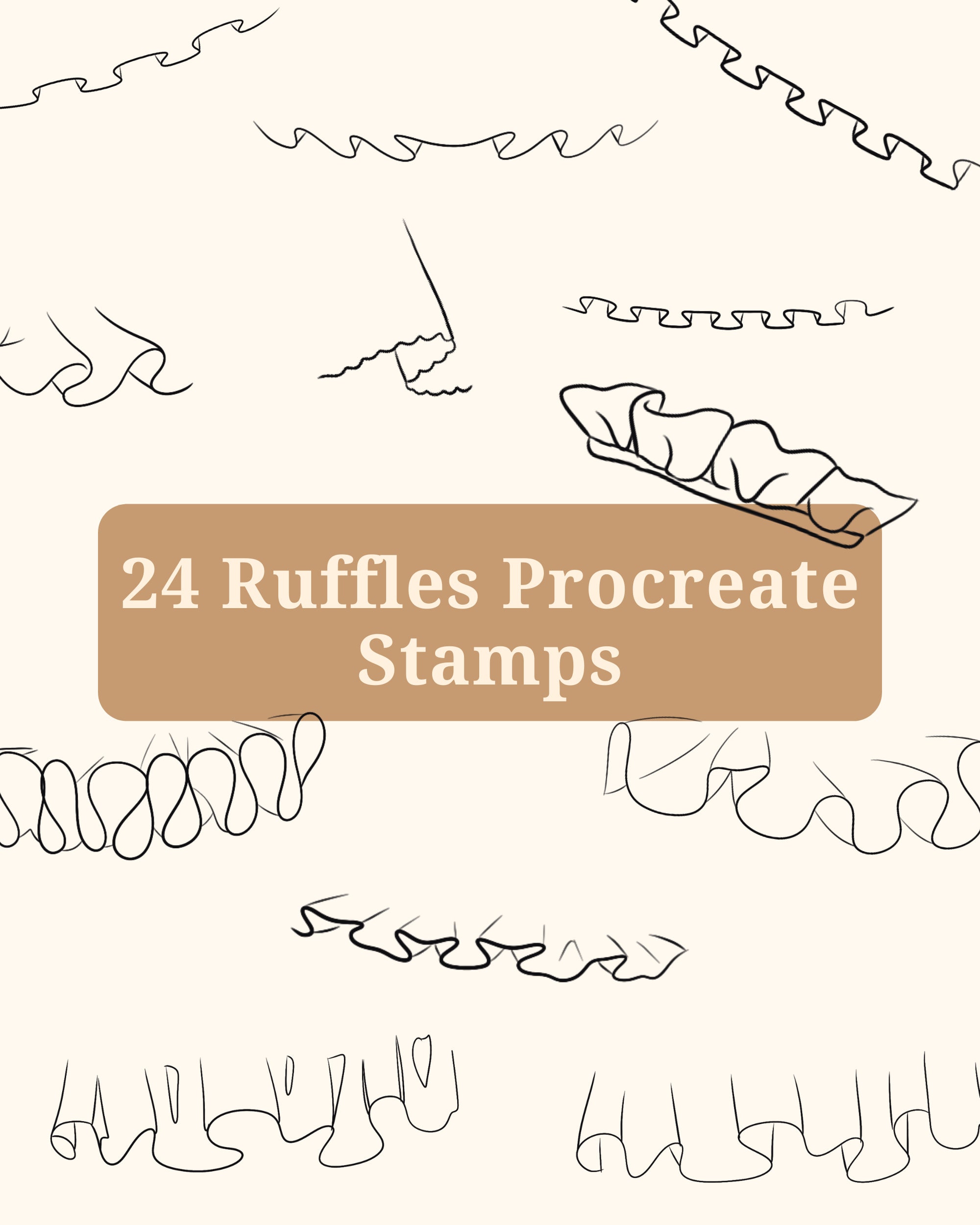 how to draw ruffles
