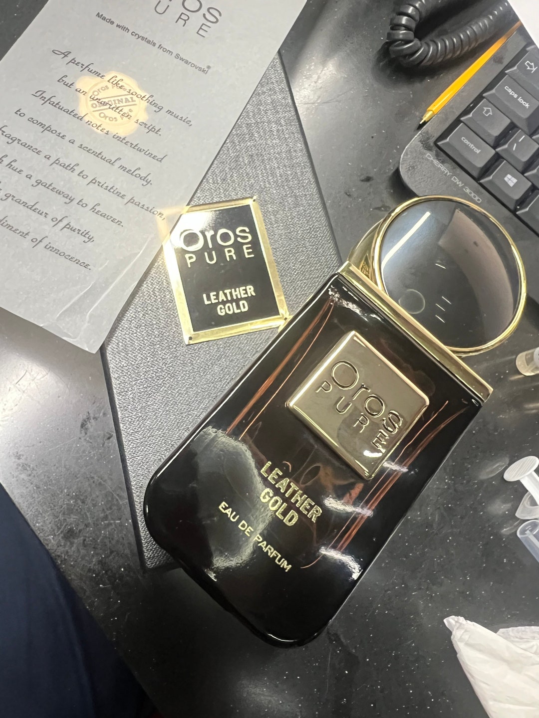 oros pure leather gold