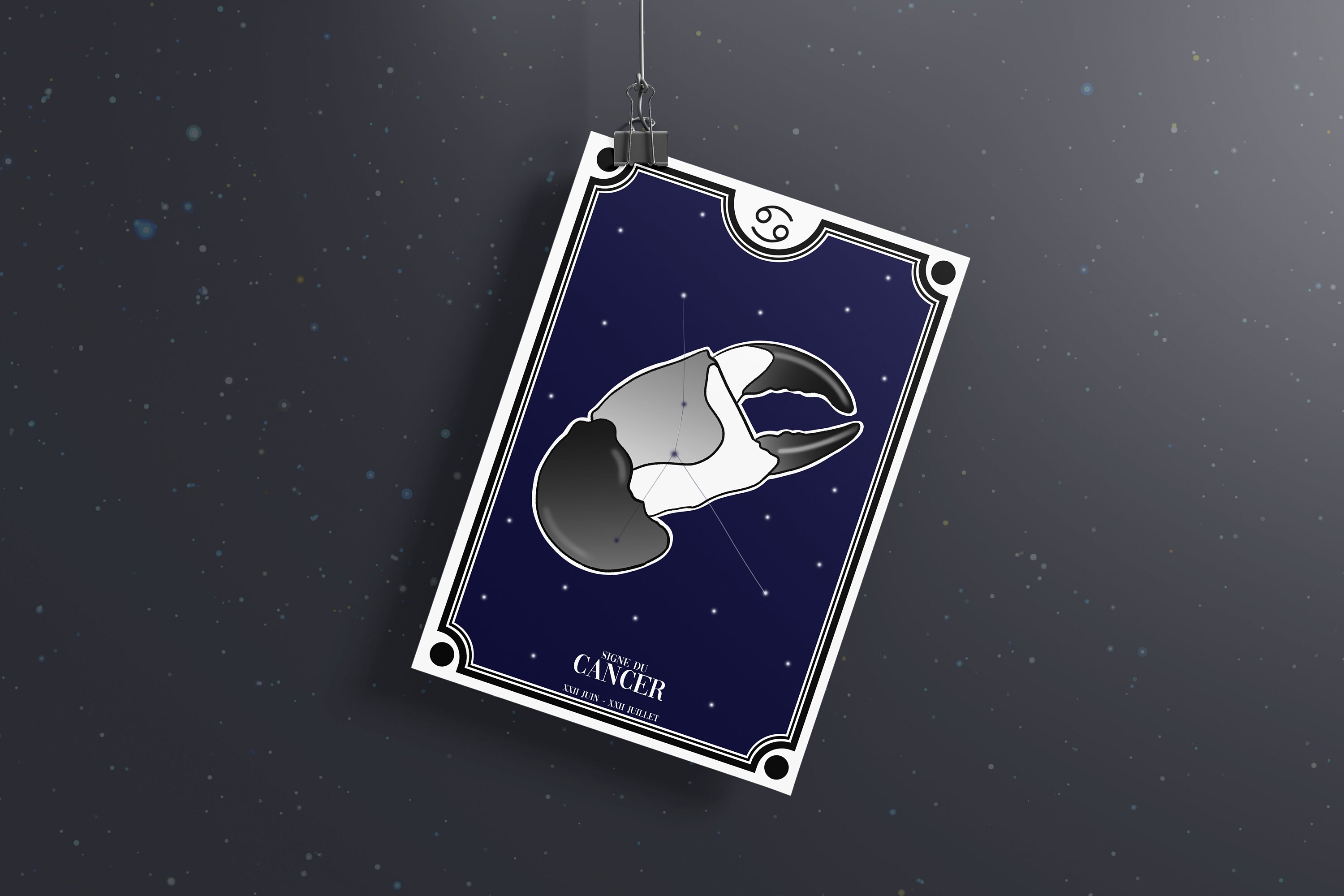 Carte Astrologique Du Signe Cancer
