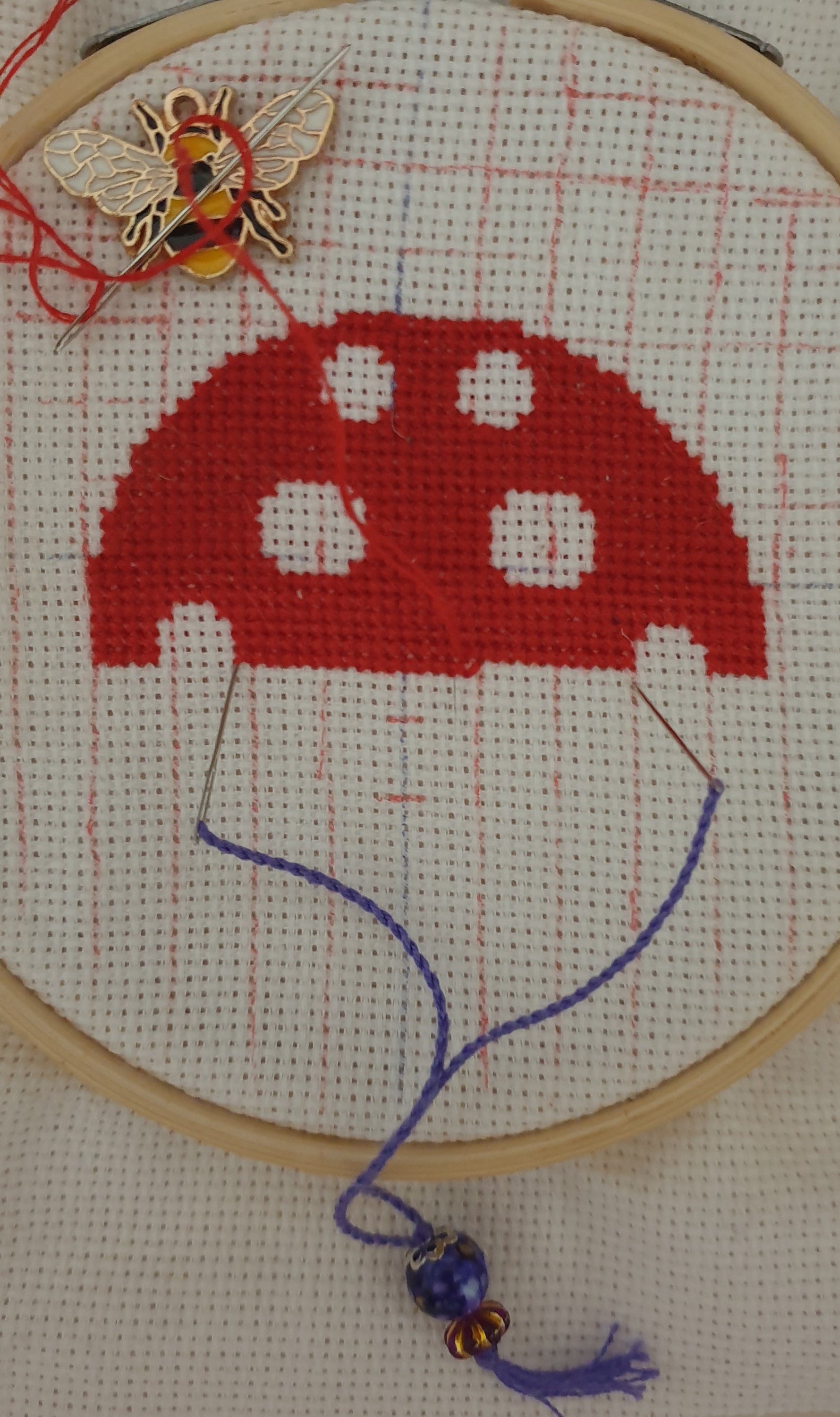 Mini DIY Bead Embroidery Kit winter House Size: 5.95.9 1515 сm, GIFT 