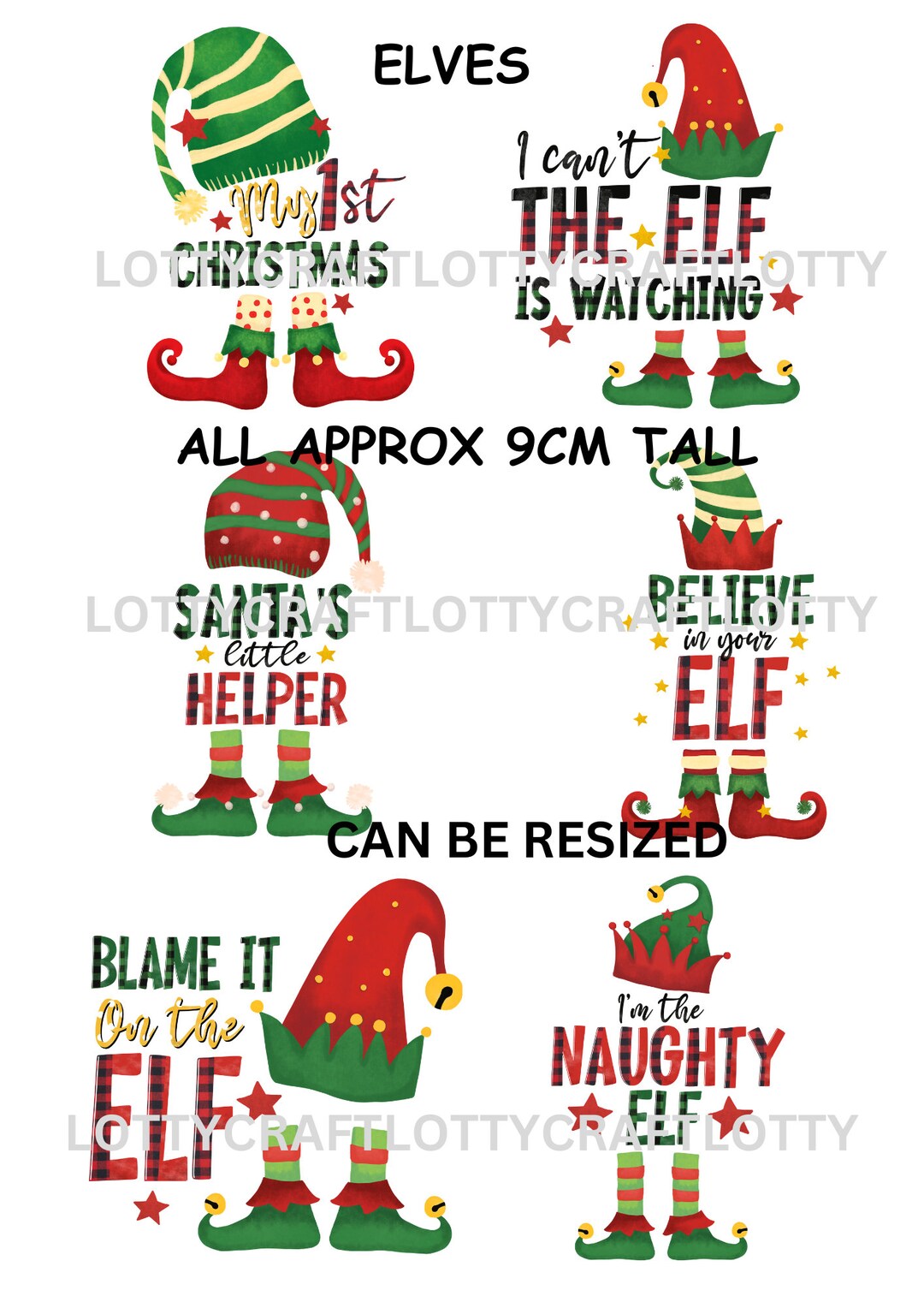 Christmas Elf Quote Mulberry Rice Paper for Decoupage and All Etsy