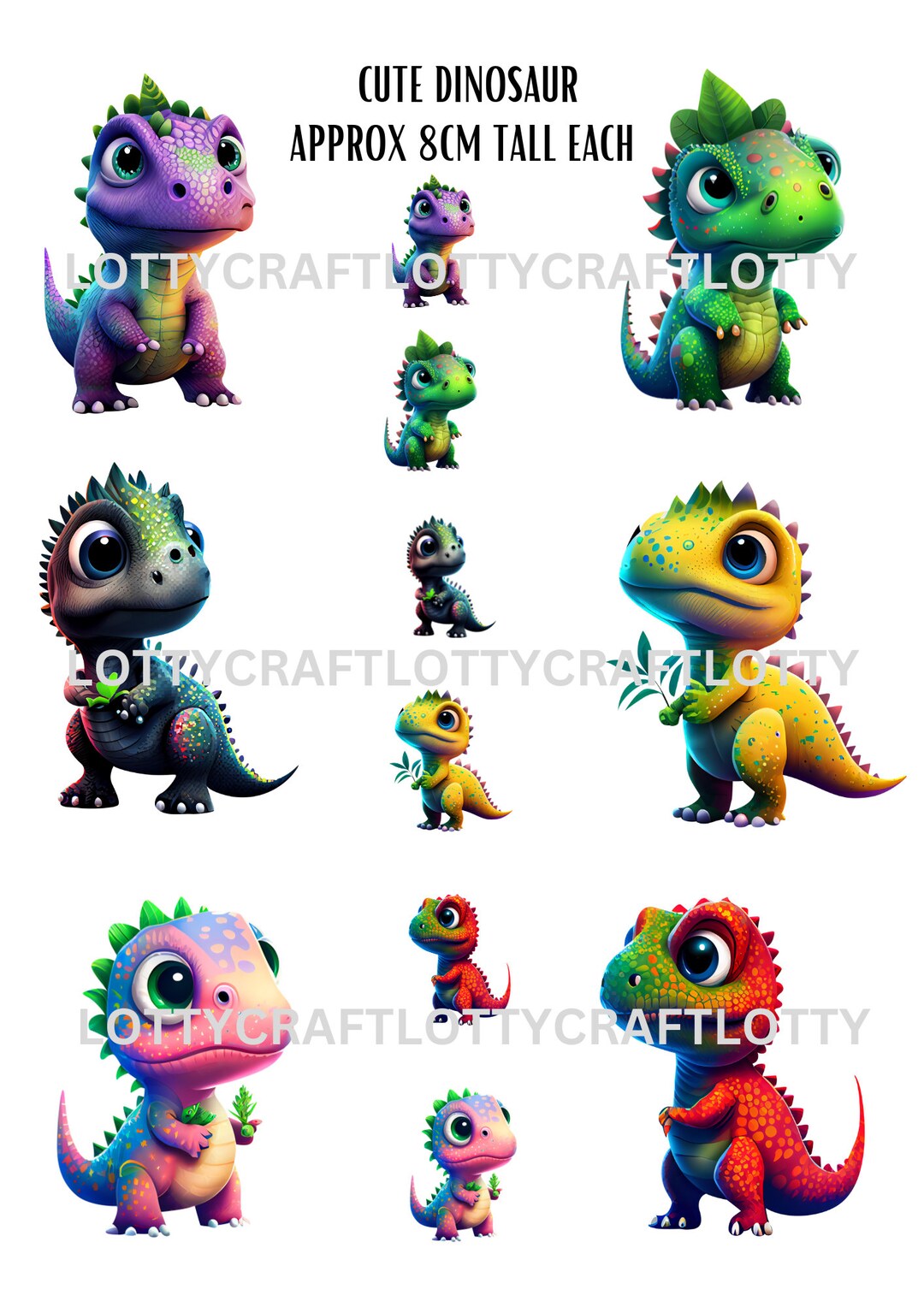 Cute Dinosaur Mulberry Rice Paper for Decoupage and All Paper Etsy