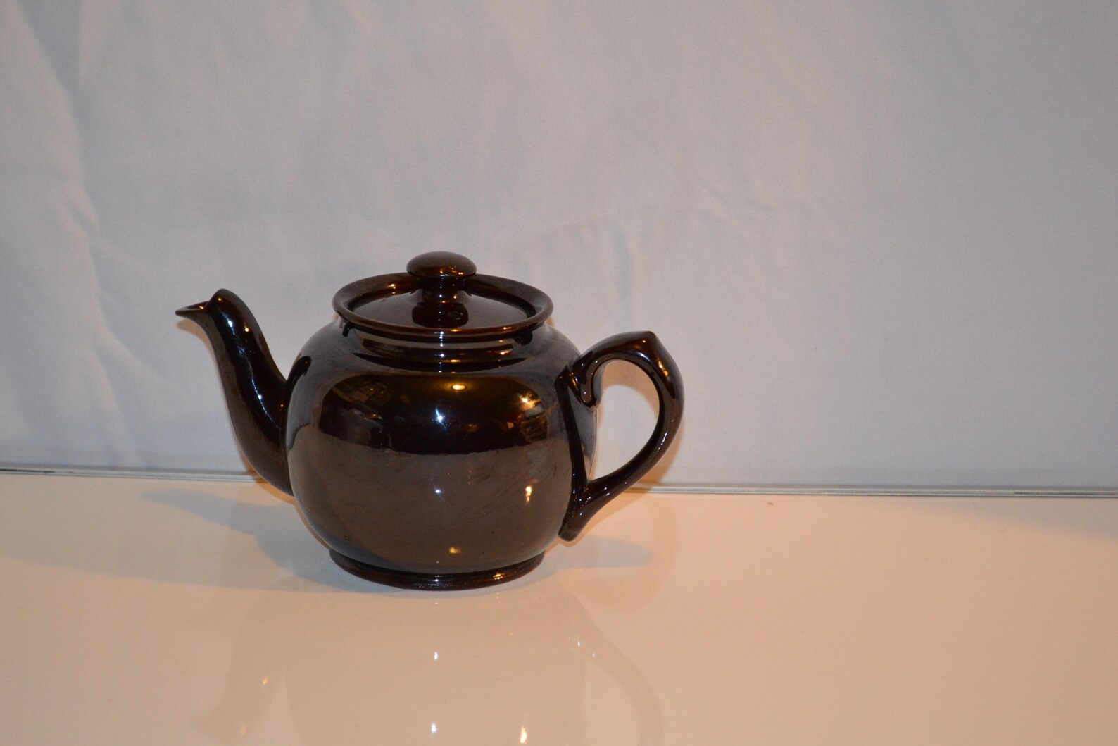James Sadler Brown Betty Teapot England Etsy