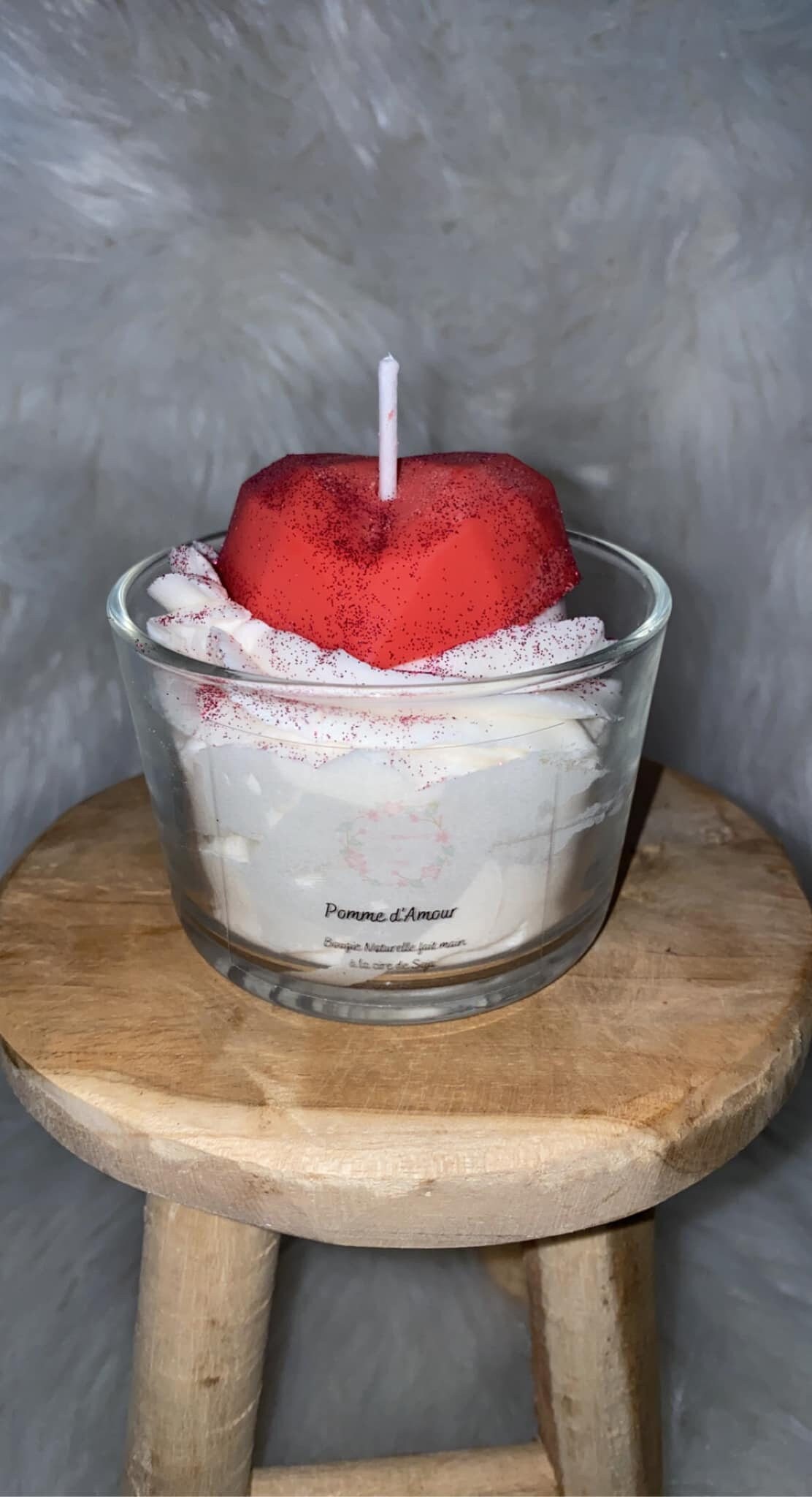 Bougie Gourmande Chantilly St Valentin