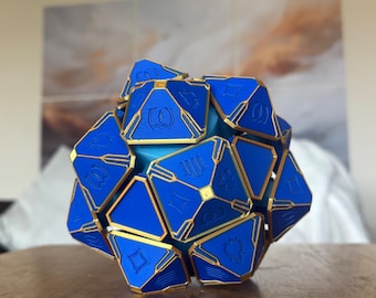 Hexcore Rubik’s Cube Glowing Arcane Cosplay Prop Replica