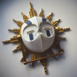 1:1 Full Scale Esquie Mask Clair Obscur Expediton 33 Cosplay Prop Replica