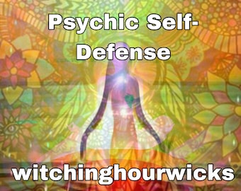 Psychic Self-Defense PDF - Printable Digital Download DIY Guide for All Protection Workings