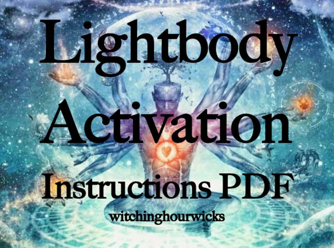 Lightbody Activation Instructions Pdf Activate Your Lightbody Etsy