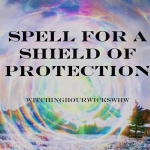 Protection Spell to Cast Yourself - Printable PDF Download to Repel Negativity DIY Ritual