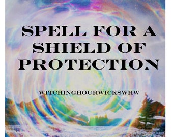 Protection Spell to Cast Yourself - Printable PDF Download to Repel Negativity DIY Ritual