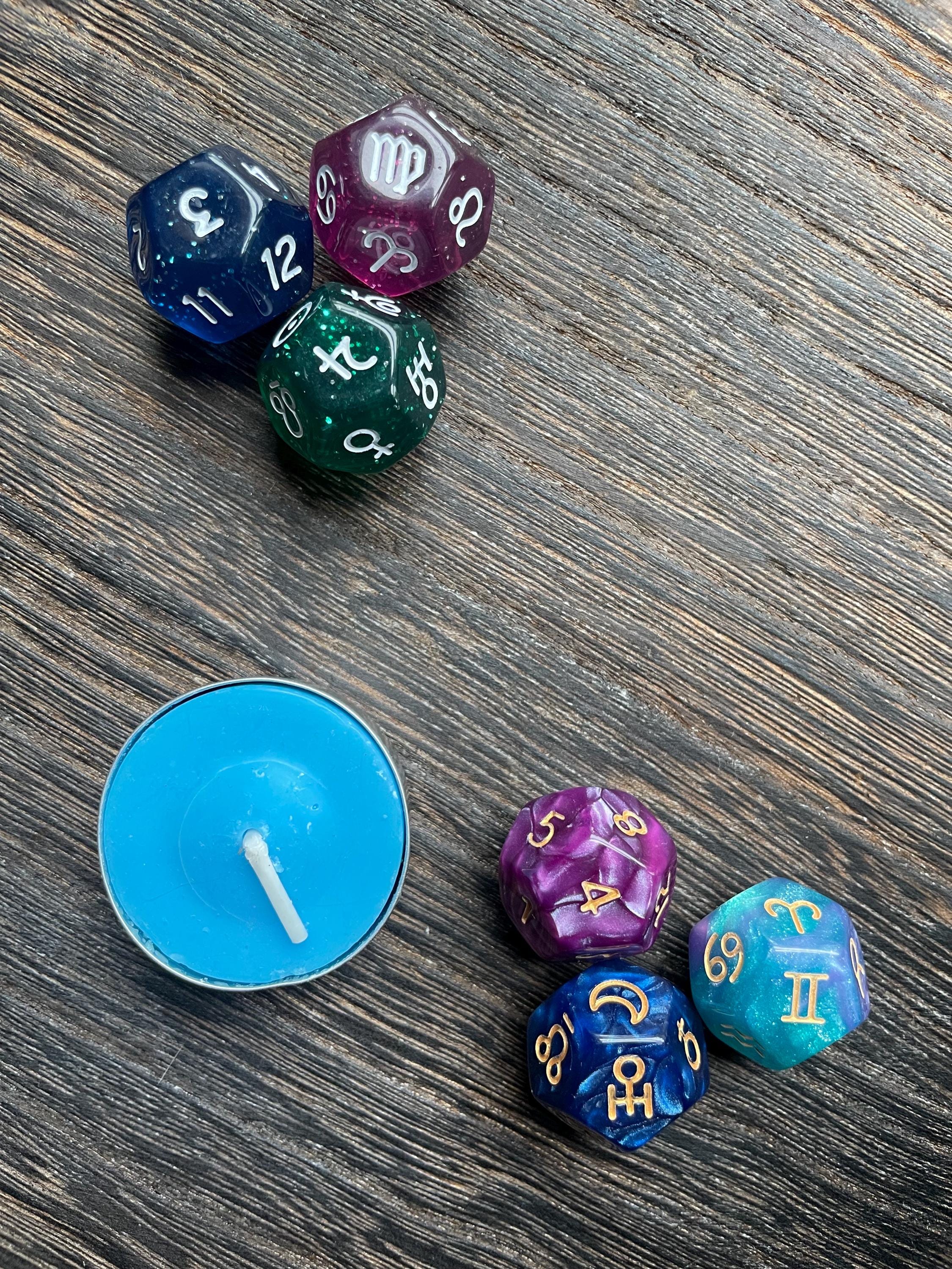 Astrological Divination Dice Cast for Accuracy - Spelled Divination ...