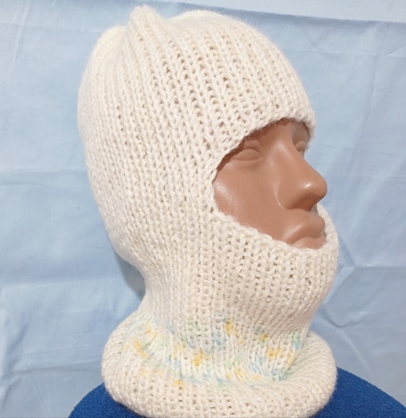小物 TODAYFUL Hand Knit Balaclava Hand Knit Balaclava, Unisex Balaclava Hood, Pink Warm Winter