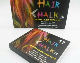 Temporary Hair Chalk Hair Color Comb Dye Salon Kits Party Fans Cosplay UK Best Valentine's Gift