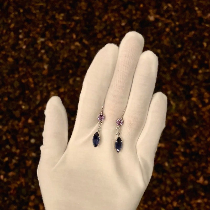 Purple Elegance Earrings main image 0