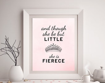 She is Fierce Print | Etsy