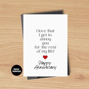 Cartão de aniversário engraçado para ele, cartão de aniversário para esposa, feliz aniversário