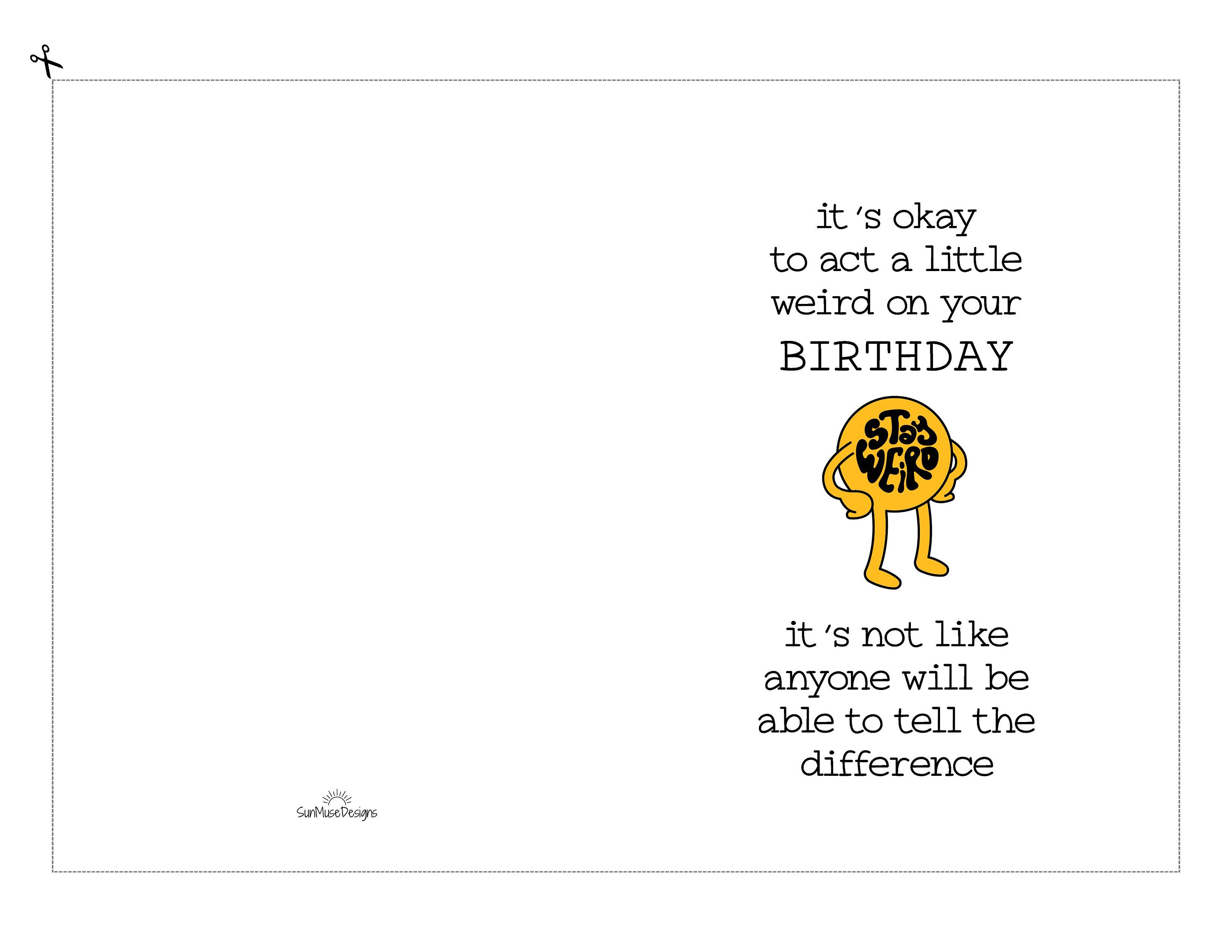 Printable Sarcastic Birthday Card for Him Sarcastic Gift - Etsy