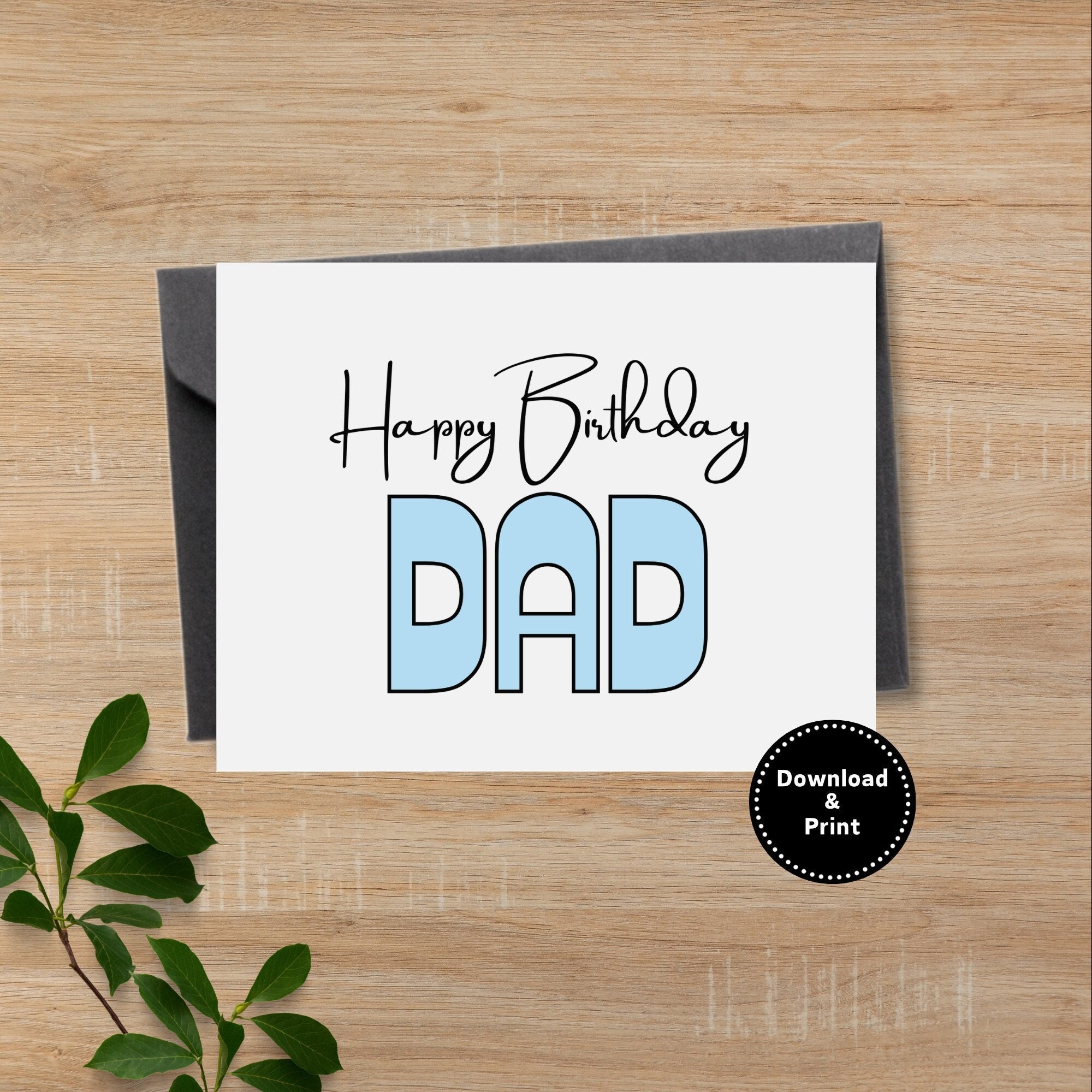 Birthday Card for Dad From Daughter, Dad Gifts, Dad Birthday Card