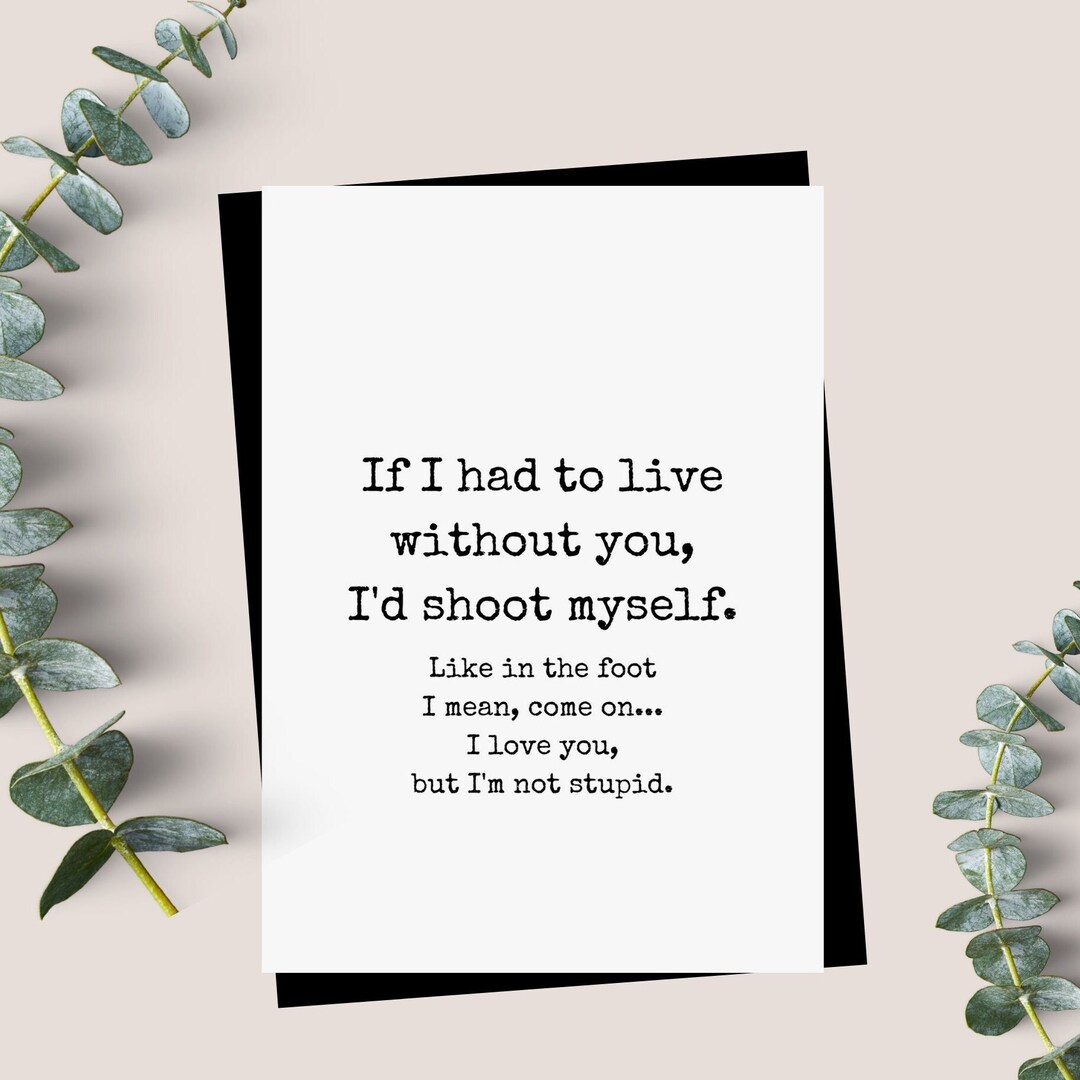 Funny Love Card for Him, Funny Love Card for Her, Funny I Love You Card ...