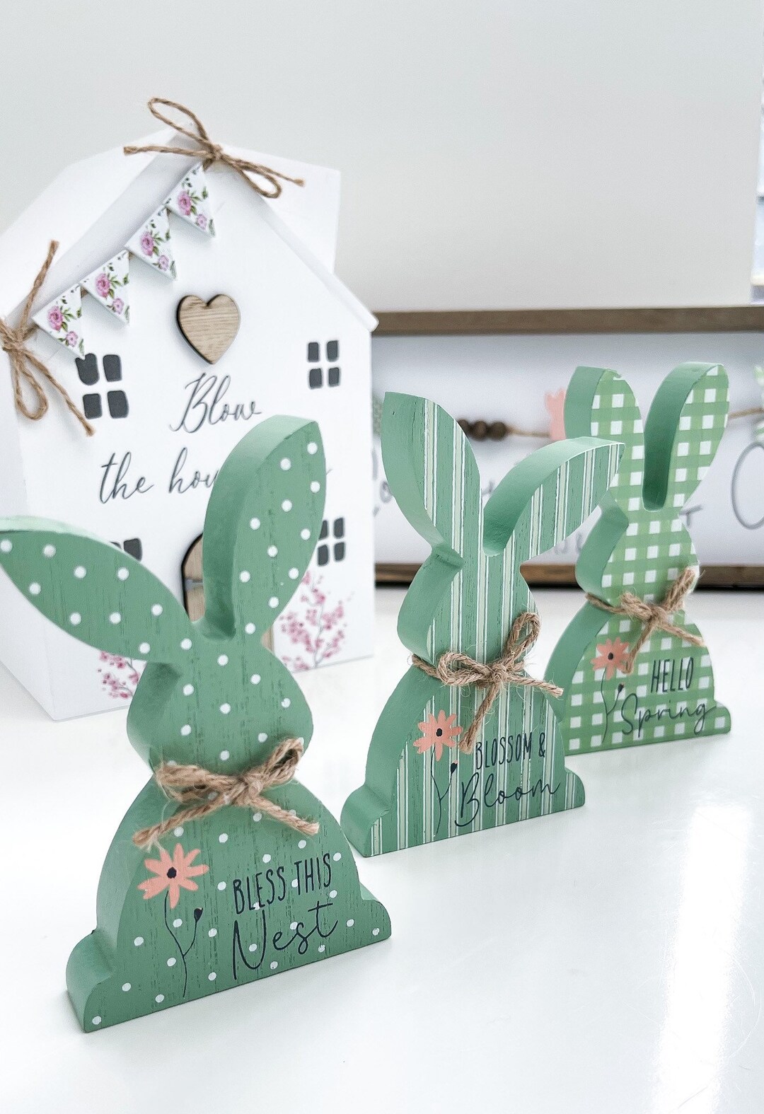 Wooden Bunny Block - Etsy