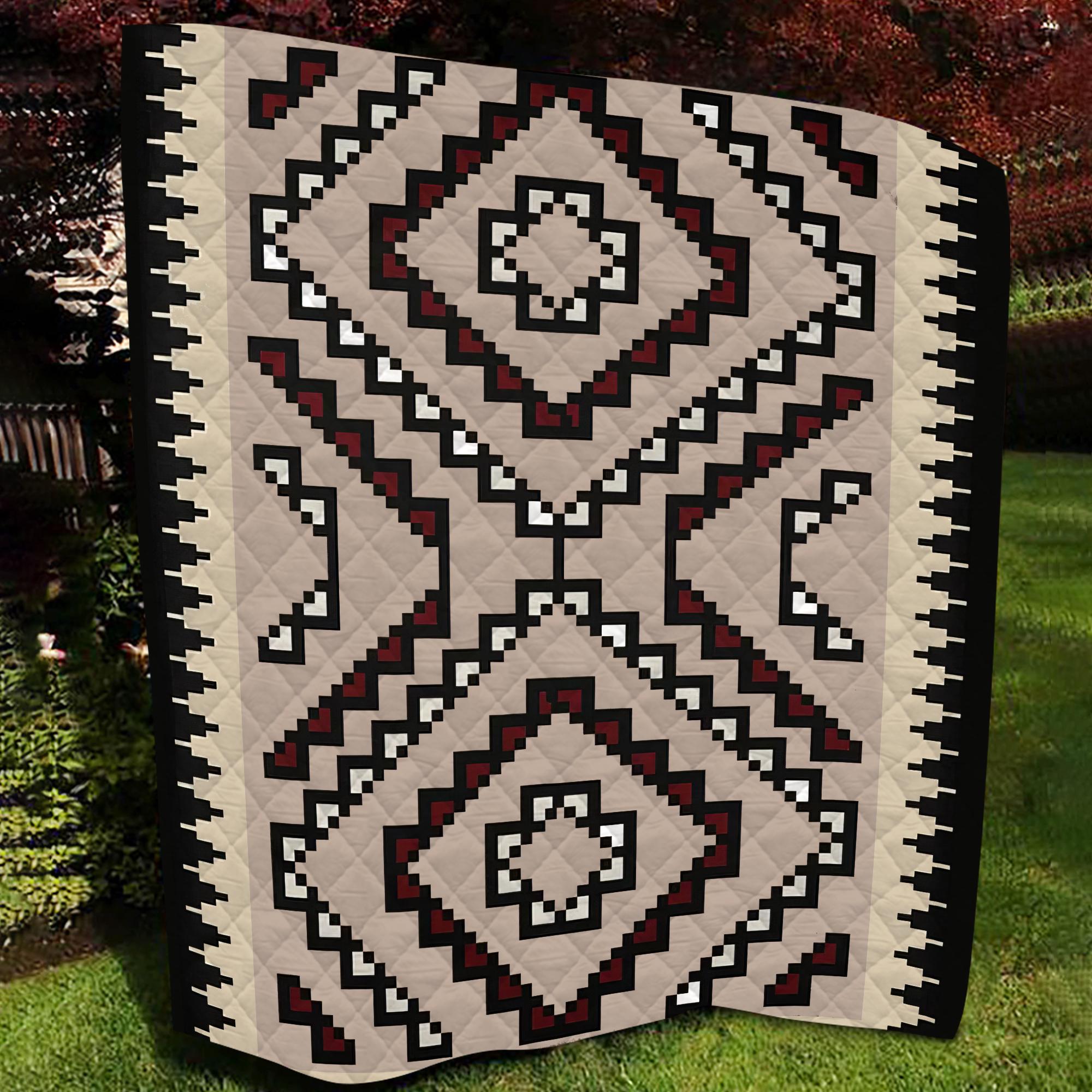 Native Natural Throw Native Southwestern Blanket Indian Blanket Native Throw Geometric Throw ...