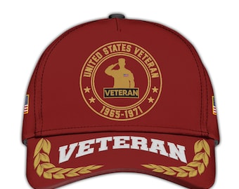 Personalized Embroidered Veteran Hats - Patriotic Baseball Cap Military Ball Caps Adjustable Veteran Caps Gifts For Veterans Day Hat