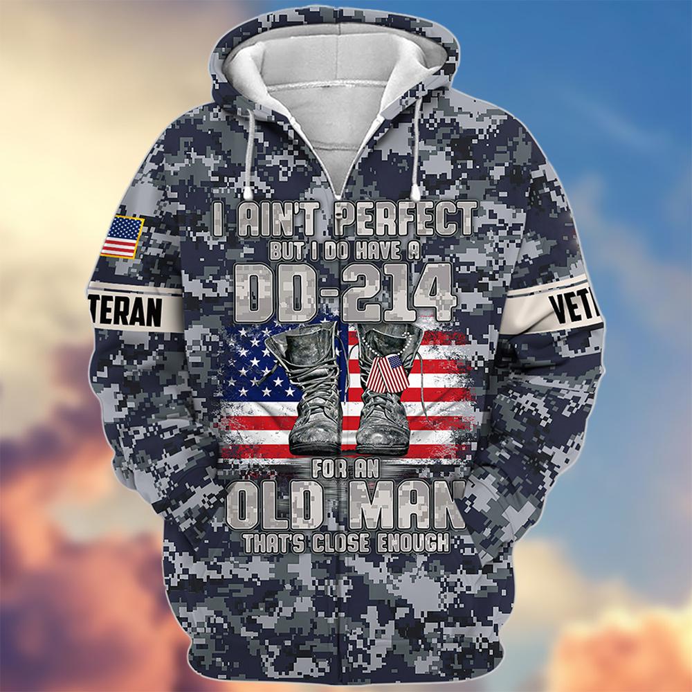 Discover Proud Veteran Hoodie Veterans Day Hoodie Camo Veteran Sweatshirt Military Hoodie