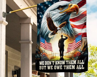 Garden Flag Yard Decor For Veterans Memorial Day Gift For Dad Solider Garden Flag For Grandpa Military Gift Soldiers Present On Veterans Day