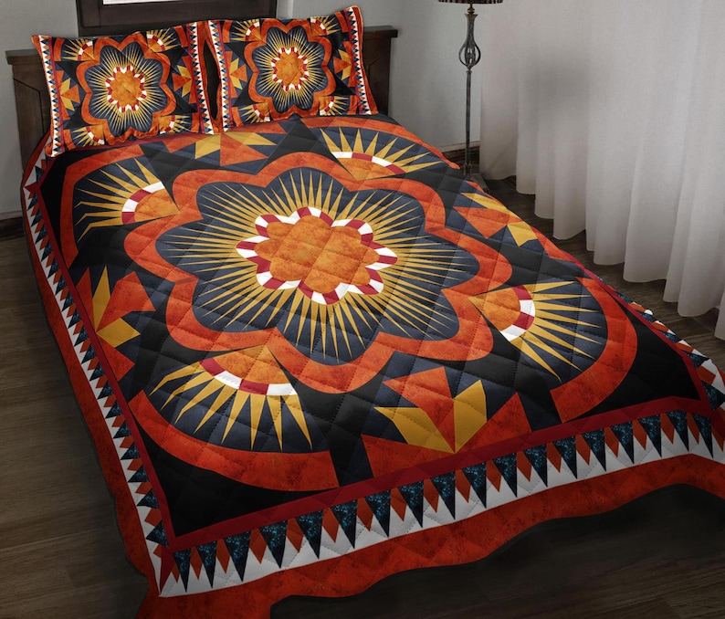 Native American Bedspread Set, Indegenous Bedspread, Cherokee Bedding ...