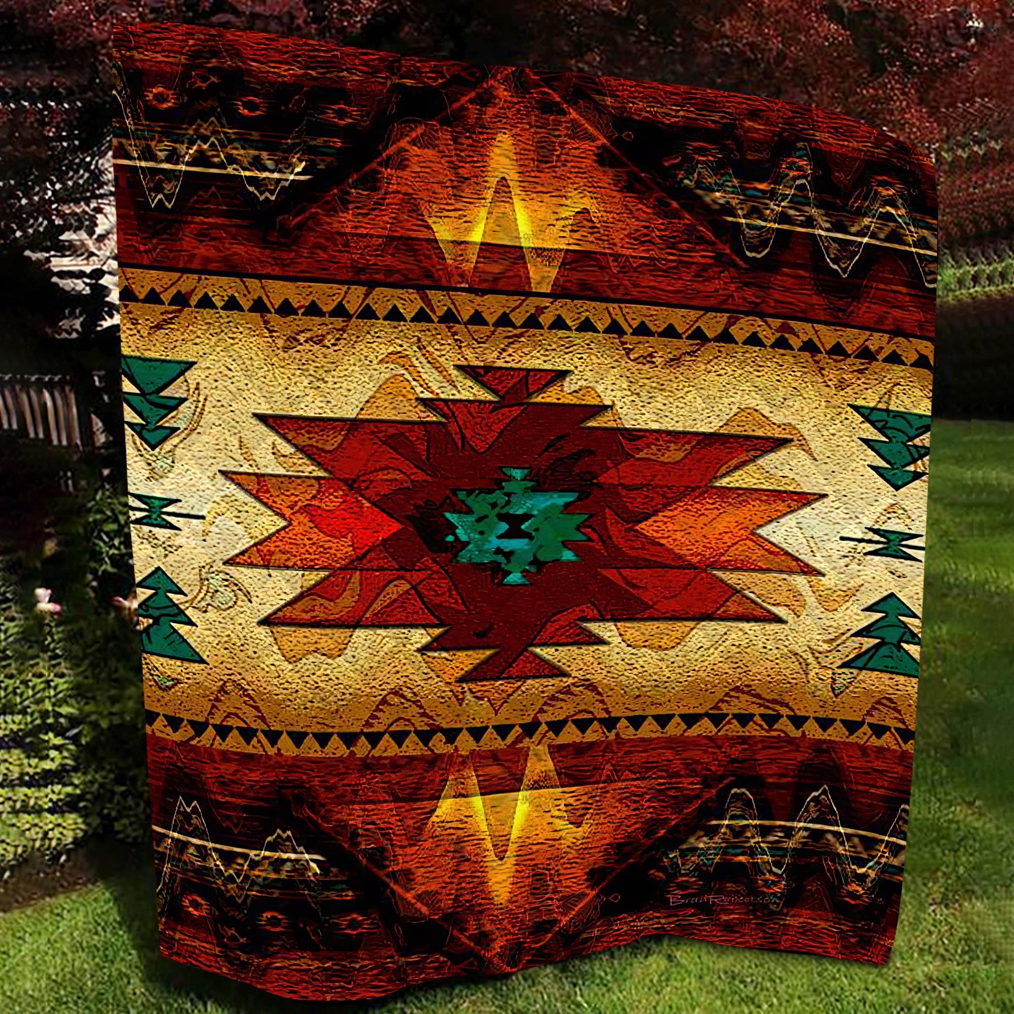 Native Natural Throw Geometric Throw Native Southwestern Blanket Indian Blanket Native Throw ...