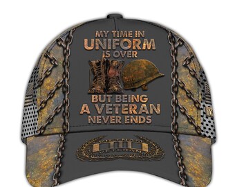 InnoBeta Veterans Day Gift – Vietnam Veteran Baseball Cap For Men (Adjustable, Washed Denim, Green) - View #13