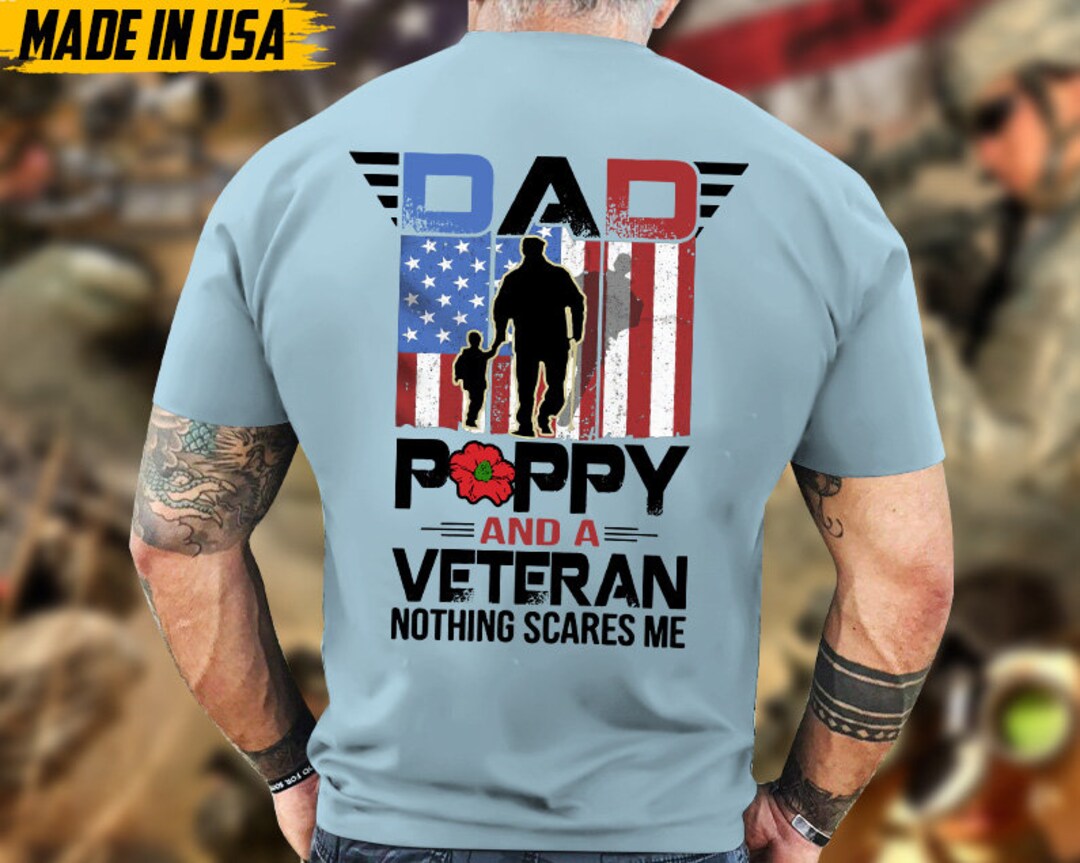 T-shirt Patriotique Américain - Drapeau USA, Fermier, Vétéran - 100% Coton - Taille S à 4XL