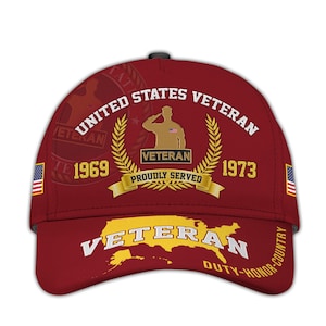 Custom US Veteran Caps – Military Veteran Hat, Patriotic Cap For Men, Gift For Veterans, Adjustable Tactical Ball Cap, Father Day Gift