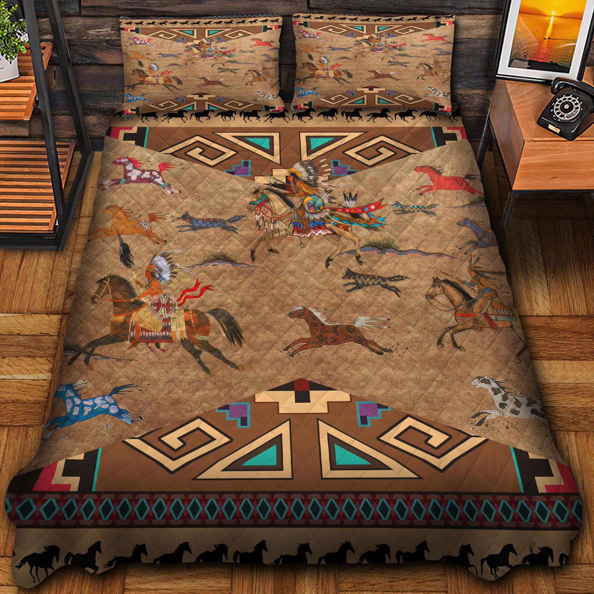 Native Geometric Throw Indigenous Blanket Native Camping Blanket Native Horse Blanket Bohemian Blanket Southwest Native American Bedding Set