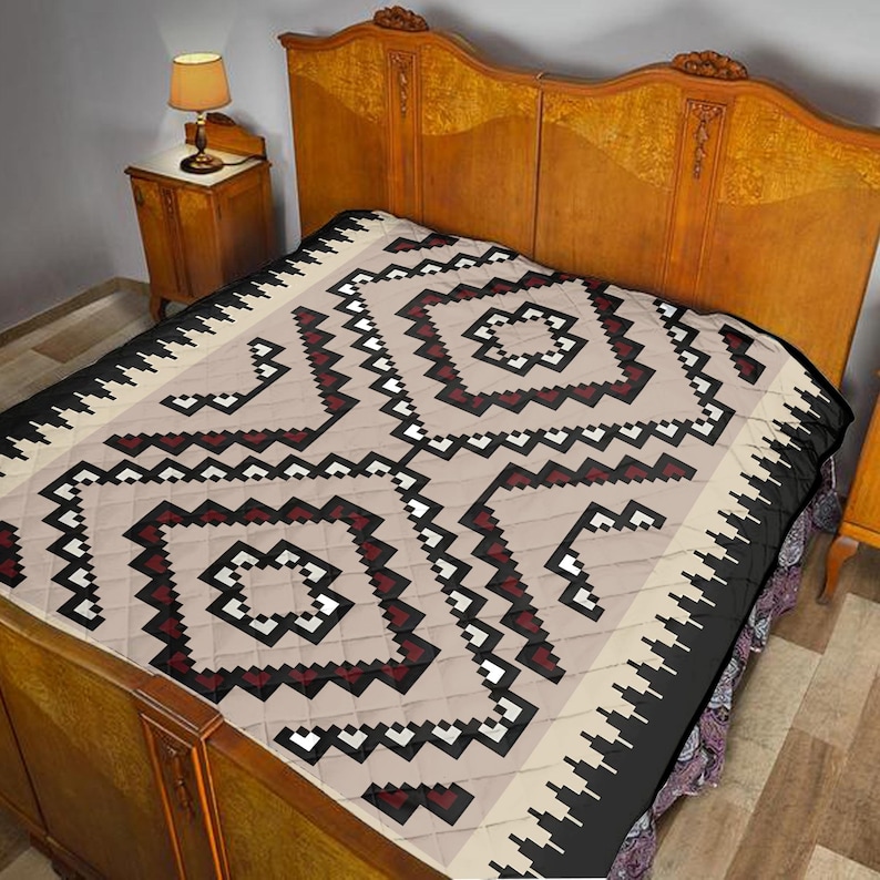Native Natural Throw Native Southwestern Blanket Indian Blanket Native Throw Geometric Throw ...