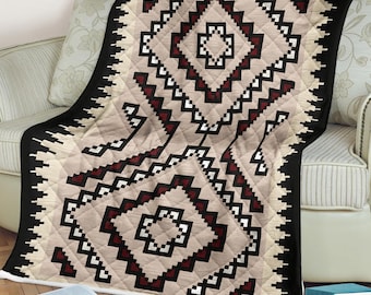 Native Southwestern Blanket Indian Blanket Native Throw Geometric Throw Southwestern Throws Native Blanket Indigenous Throw Native Gift