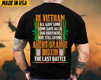 Agent Orange Ribbon Stickers - 4 Pack Vinyl Awareness Decals