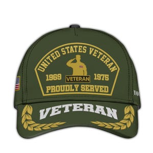 Personalized Embroidered Veterans Hat – Patriotic Cap Military Ball Caps Gifts Veterans Day Hats For Veterans Classic Adjustable Veteran Hat