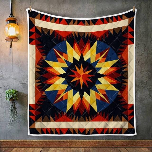 Native Navajo Blanket Native American Star Quilt Blanket Indian Throw ...