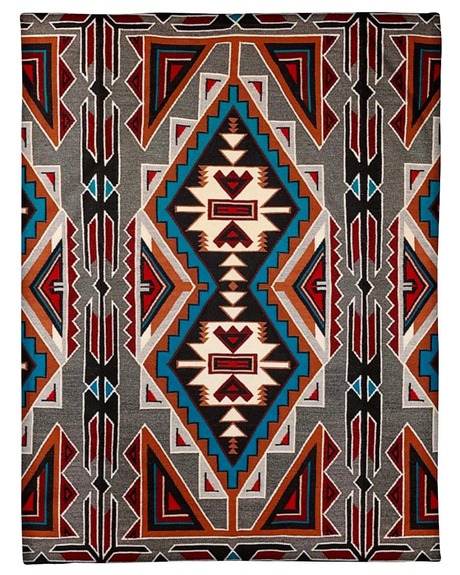 Native Natural Throw Native Camping Blanket Indian Blanket Geometric Blanket Native Throw ...