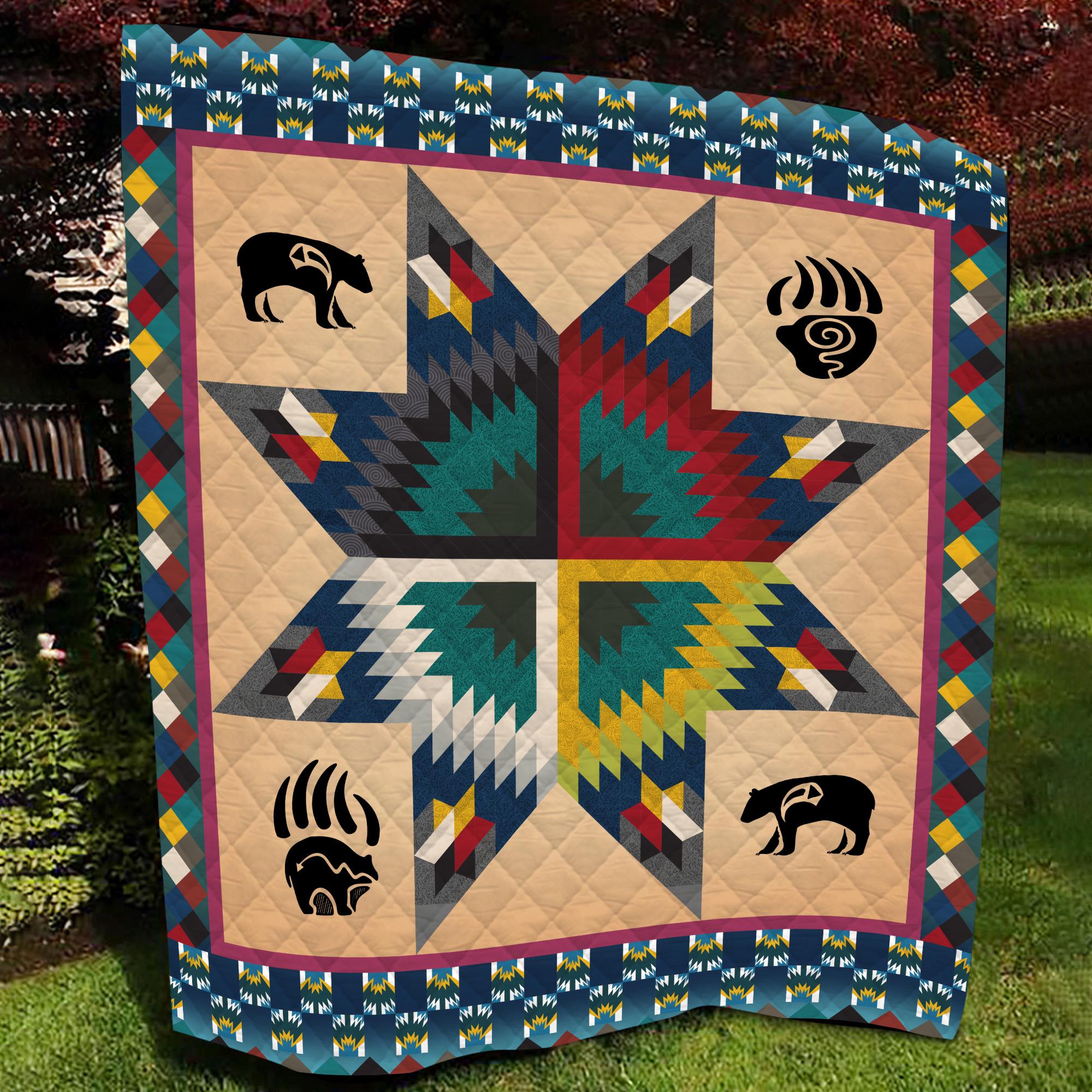 Native American Throw Indian Blanket Native American Quilt Blanket Indigenous Blanket ...