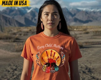 Orange Day Shirt Every Child Matters T-Shirt Orange Day Gift Awareness for Indigenous Kindness and Equality Indian Children Support Equality
