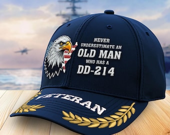 Embroidered I Do Have DD-214 Military Veterans Caps, Eagles Baseball Cap, Military Hat, Vetetans Day Gift, Vietnam Veteran Gifts